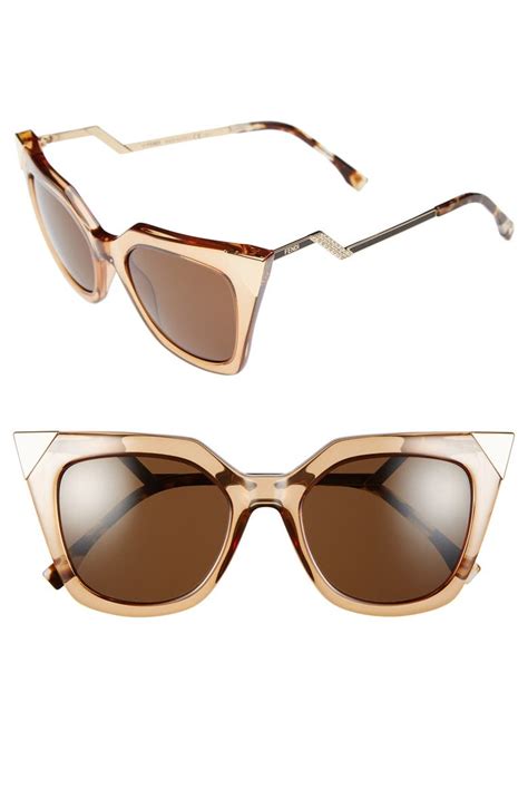 fendi 52mm gradient cat eye sunglasses|Fendi sunglasses women cat eye.